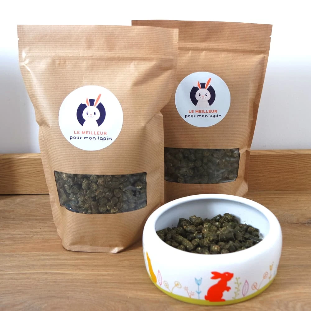 Granulés 100% foin pour lapin